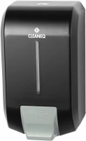 Дозатор CLEANEQ серии KW-7226, для мыла, черный глянец