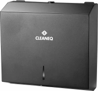 Диспенсер CLEANEQ серии KW-7322, для бумажных полотенец, черный матовый